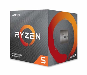 AMD RyzenTM 5 3600XT Prozessor (6 Kerne/12 Threads, 35MB Cache, bis zu 4,5 GHz Max Boost) - mit Wraith Spire Cooler - 2