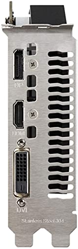 ASUS Phoenix Nvidia GeForce GTX 1650 4GB Power OC Edition Gaming Grafikkarte (GDDR6 Speicher, PCIe 3.0, 1x HDMI 2.0b, 1x DVI, 1x DisplayPort 1.4, PH-GTX1650-O4GD6-P) - 2