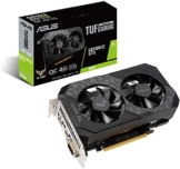 ASUS TUF Nvidia GeForce GTX 1650 4GB Power OC Edition Gaming Grafikkarte (GDDR6 Speicher, PCIe 3.0, 1x HDMI 2.0b, 1x DVI, 1x DisplayPort 1.4, TUF-GTX1650-O4GD6-P-GAMING) - 1