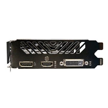 Gigabyte GeForce GTX 1050 Ti OC Grafikkarte (4 GB, GDDR5, 128 Bit, 16 x PCI-EXP) schwarz - 4
