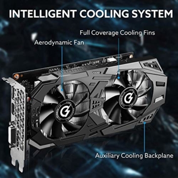 Grafikkarte, NVIDIA GeForce GTX 1060 3GB GDRR5 192 Bit HDCP kompatibel mit DirectX 12 Dual Fan VR Ready OC Grafikkarte, DVI-D/HDMI/DP Interface Grafikkarte - 2