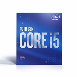 Intel® CoreTM i5-10400F Desktop-Prozessor 6 Kerne bis 4,3 GHz ohne Prozessor-Grafiken LGA1200 (Intel® 400 Serie Chipsatz) 65W Modellnummer: BX8070110400F - 1