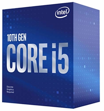 Intel® CoreTM i5-10400F Desktop-Prozessor 6 Kerne bis 4,3 GHz ohne Prozessor-Grafiken LGA1200 (Intel® 400 Serie Chipsatz) 65W Modellnummer: BX8070110400F - 10
