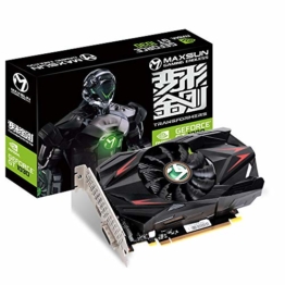 MAXSUN GEFORCE GT 1030 2GB GDDR5 Grafikkarte GPU Mini ITX Design, HDMI, DVI-D, Einzellüfter Kühlsystem - 1