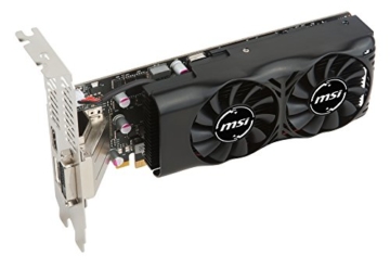MSI GeForce GTX 1050 TI 4GT LP 4GB Nvidia GDDR5 1x HDMI, 1x DP, 1x DL-DVI-D, 2 Slot Low Proflie, Afterburner OC, Nvidia G-Sync, Grafikkarte - 2