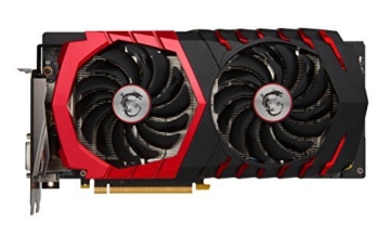 MSI NVIDIA GTX 1060 Gaming X 6G Grafikkarte (HDMI, DP, DL-DVI-D, 2 Slot Afterburner OC, VR Ready, 4K-optimiert) - 2