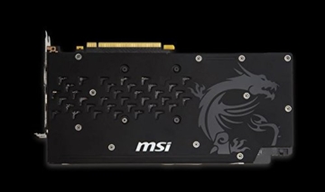 MSI NVIDIA GTX 1060 Gaming X 6G Grafikkarte (HDMI, DP, DL-DVI-D, 2 Slot Afterburner OC, VR Ready, 4K-optimiert) - 4
