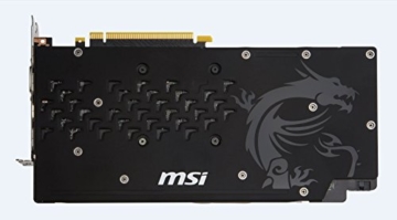 MSI NVIDIA GTX 1060 Gaming X 6G Grafikkarte (HDMI, DP, DL-DVI-D, 2 Slot Afterburner OC, VR Ready, 4K-optimiert) - 7