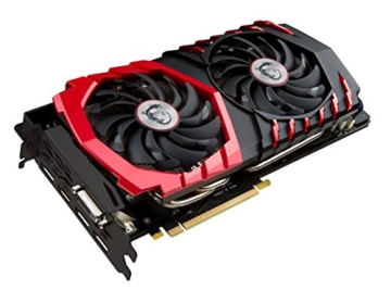 MSI NVIDIA GTX 1070 Gaming X 8G Grafikkarte (HDMI, DP, DL-DVI-D, 2 Slot Afterburner OC, VR Ready, 4K-optimiert) - 6