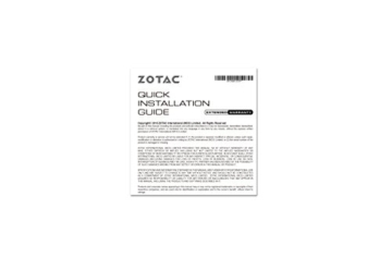 ZOTAC GeForce GTX 1060 3GB with GeForce Experience Mini - 14