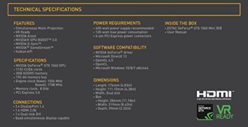 ZOTAC GeForce GTX 1060 3GB with GeForce Experience Mini - 7