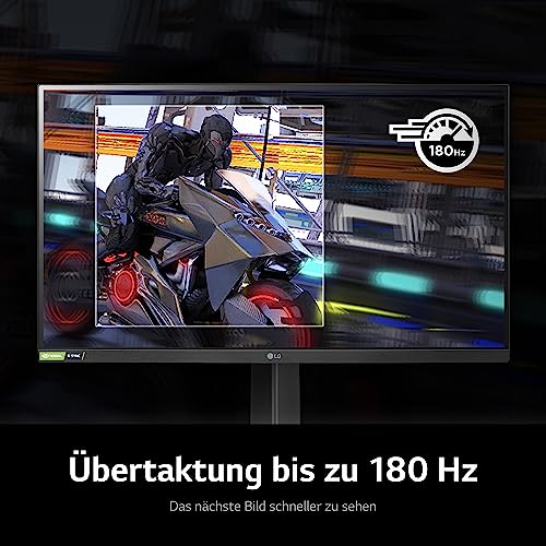 LG Electronics 27GP850P-B Ultragear™ Übertaktung bis 180 HZ