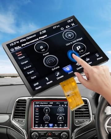 21,3 cm (8,4 Zoll) Uconnect Bildschirm Ersatz Uconnect 4C UAQ LCD Monitor, Touch-Screen Radio Navigation Monitor New OEM für Jeep Dodge Chrysler RAM 2017-2022 Replace # LA084X01 (SL) (02) - 9