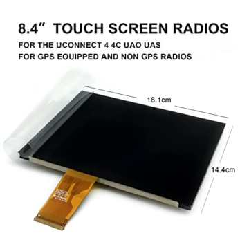 LKYHHY 17-22 Ersatz 8.4 Uconnect 4C UAQ LCD-Monitor Touchscreen Radio Navigation Neu OE Ersatz passend für Dodge RAM Jeep Chrysler 2017 LA084X01(SL)(02) - 3