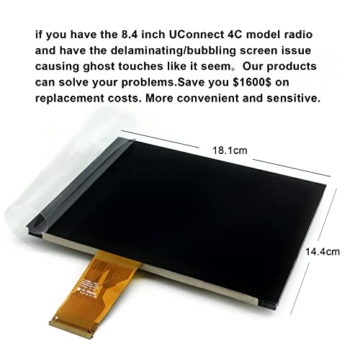 LKYHHY 17-22 Ersatz 8.4 Uconnect 4C UAQ LCD-Monitor Touchscreen Radio Navigation Neu OE Ersatz passend für Dodge RAM Jeep Chrysler 2017 LA084X01(SL)(02) - 7