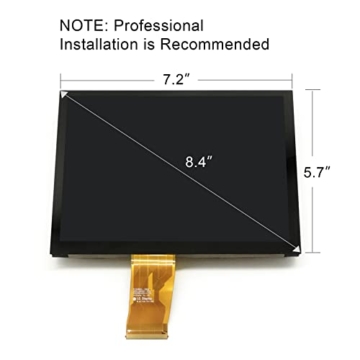 LKYHHY 17-22 Ersatz 8.4 Uconnect 4C UAQ LCD-Monitor Touchscreen Radio Navigation Neu OE Ersatz passend für Dodge RAM Jeep Chrysler 2017 LA084X01(SL)(02) - 8